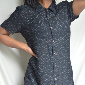 Vintage Mini Shirt Dress